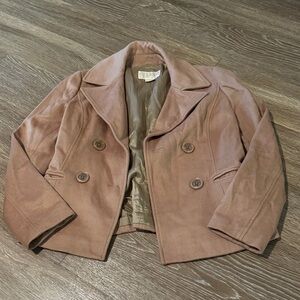 Michael Kors Tan Pea Coat